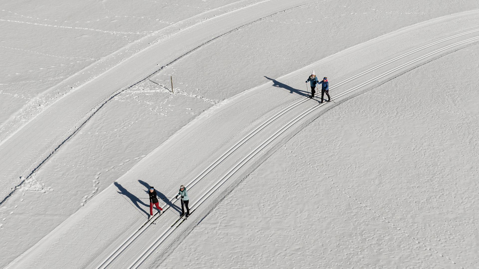 Cross-country skiing in Lechtal - Lechquell Hotel Post